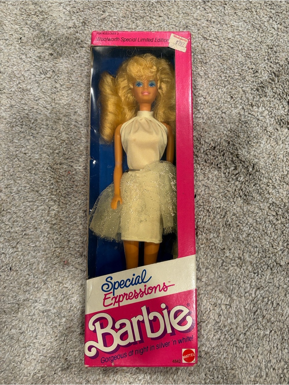 Barbie Special Expressions Barbie in White Party Dress
